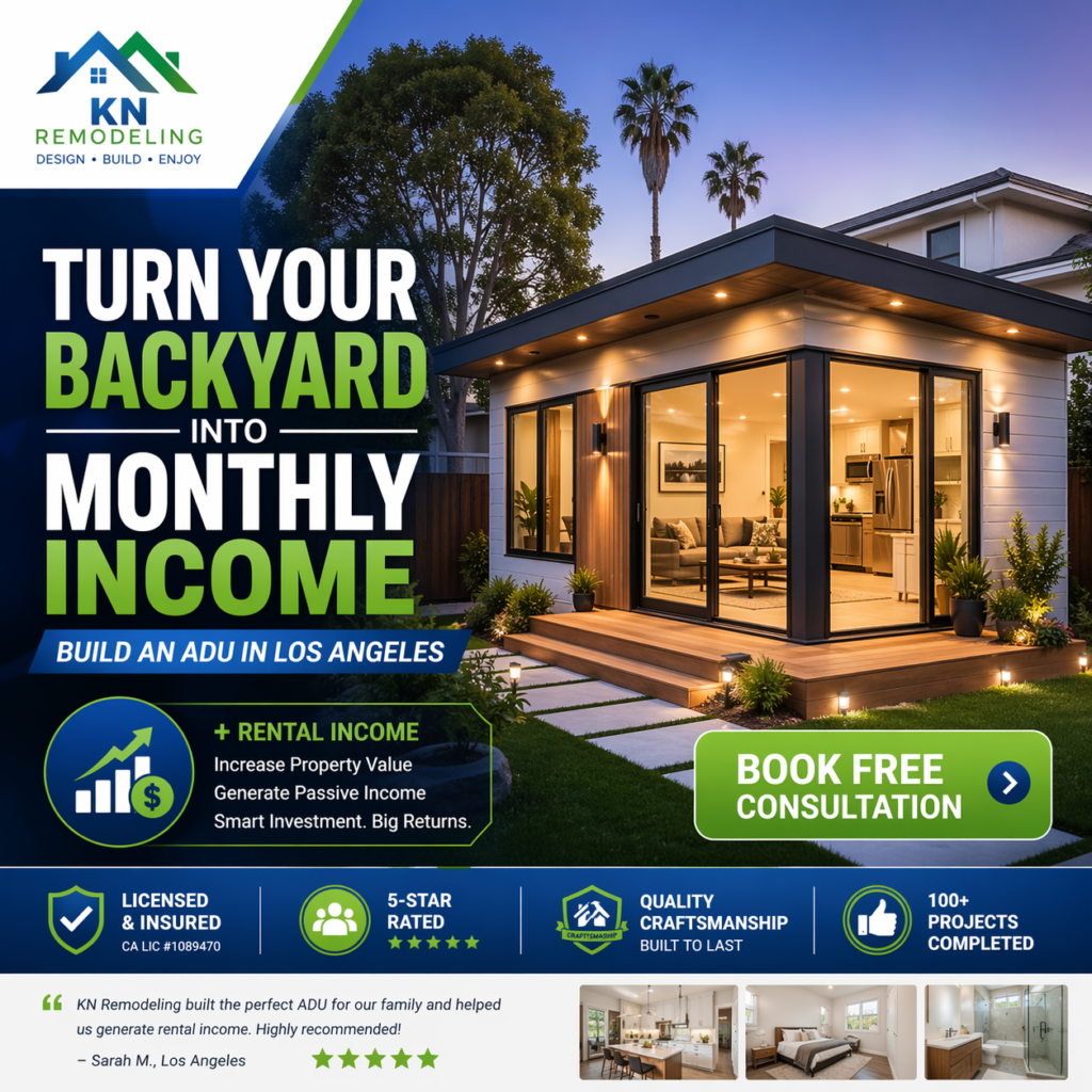 ADU Contractor in Los Angeles